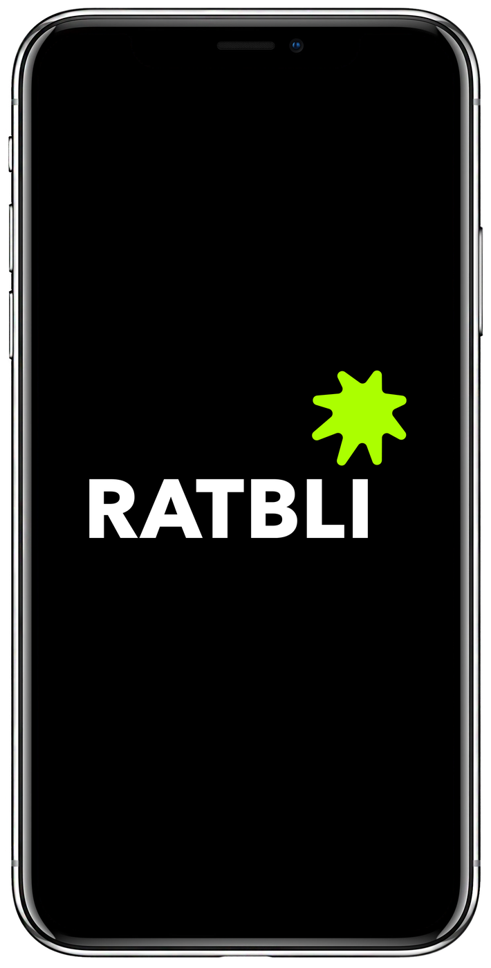 The Ratbli app on a phone
